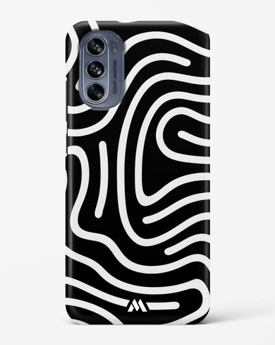 Monochrome Maze Hard Case Phone Cover (Motorola)