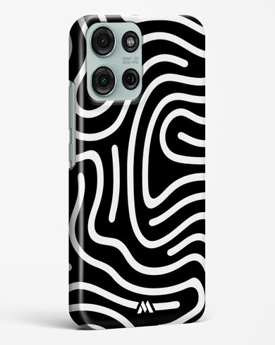 Monochrome Maze Hard Case Phone Cover (Motorola)