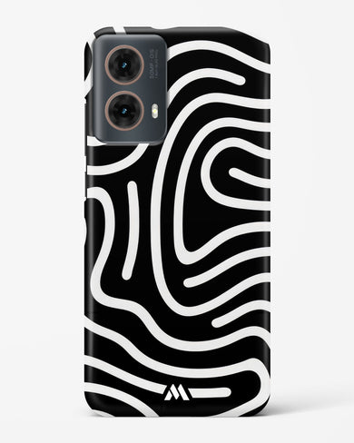 Monochrome Maze Hard Case Phone Cover (Motorola)