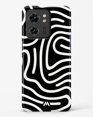 Monochrome Maze Hard Case Phone Cover (Motorola)
