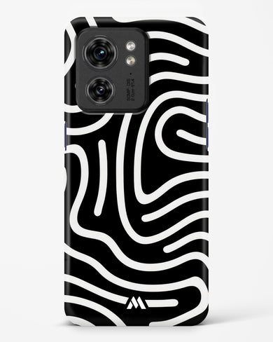 Monochrome Maze Hard Case Phone Cover (Motorola)