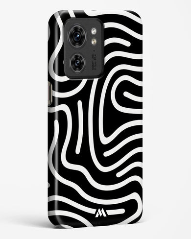Monochrome Maze Hard Case Phone Cover (Motorola)