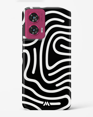 Monochrome Maze Hard Case Phone Cover (Motorola)