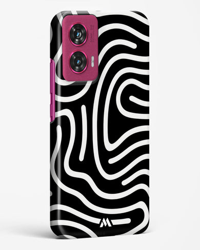 Monochrome Maze Hard Case Phone Cover (Motorola)