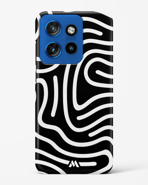 Monochrome Maze Hard Case Phone Cover (Motorola)