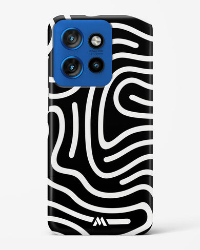 Monochrome Maze Hard Case Phone Cover (Motorola)