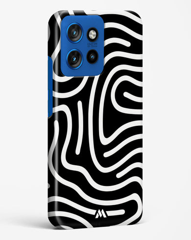 Monochrome Maze Hard Case Phone Cover (Motorola)