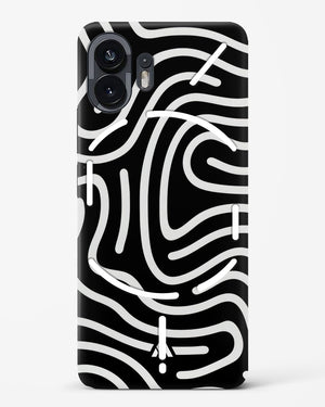 Monochrome Maze Hard Case Phone Cover (Nothing)