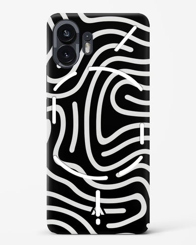 Monochrome Maze Hard Case Phone Cover (Nothing)