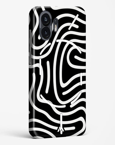 Monochrome Maze Hard Case Phone Cover (Nothing)