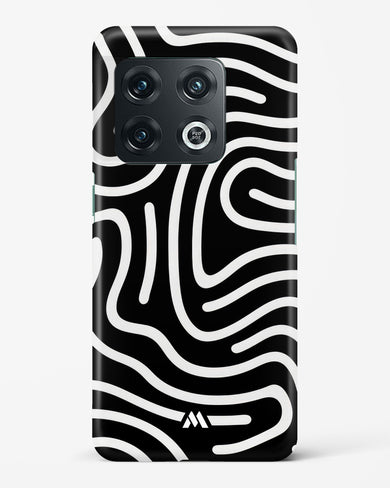 Monochrome Maze Hard Case Phone Cover-(OnePlus)