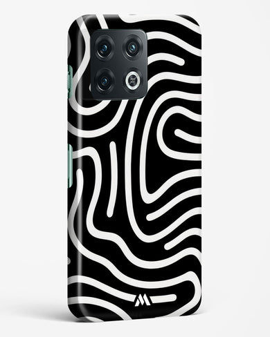 Monochrome Maze Hard Case Phone Cover-(OnePlus)