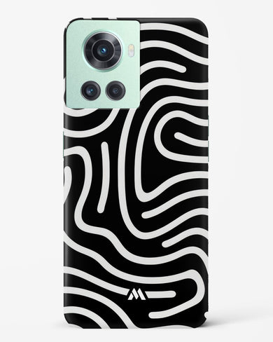 Monochrome Maze Hard Case Phone Cover-(OnePlus)