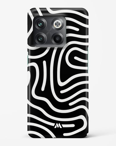 Monochrome Maze Hard Case Phone Cover-(OnePlus)