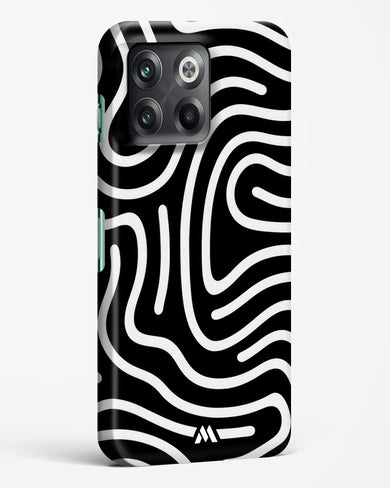 Monochrome Maze Hard Case Phone Cover-(OnePlus)