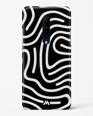 Monochrome Maze Hard Case Phone Cover-(OnePlus)