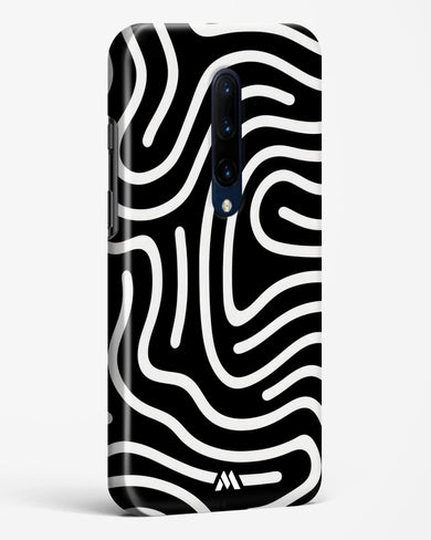 Monochrome Maze Hard Case Phone Cover-(OnePlus)