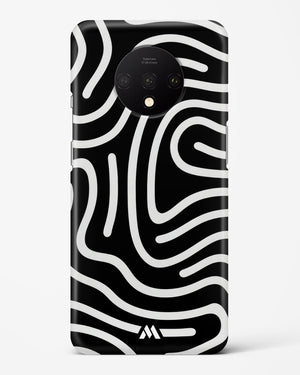 Monochrome Maze Hard Case Phone Cover-(OnePlus)