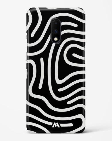 Monochrome Maze Hard Case Phone Cover-(OnePlus)