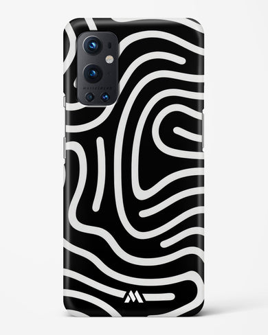 Monochrome Maze Hard Case Phone Cover-(OnePlus)