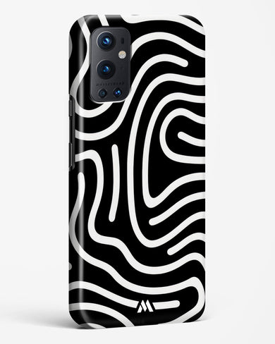 Monochrome Maze Hard Case Phone Cover-(OnePlus)