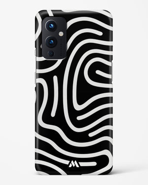 Monochrome Maze Hard Case Phone Cover-(OnePlus)