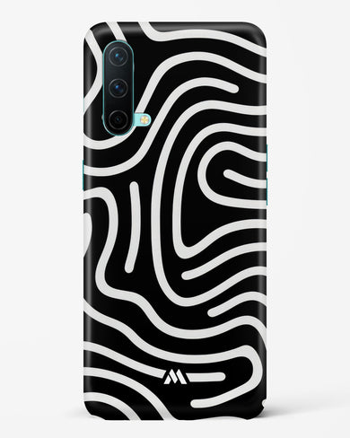 Monochrome Maze Hard Case Phone Cover-(OnePlus)