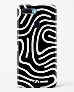 Monochrome Maze Hard Case Phone Cover (Oppo)