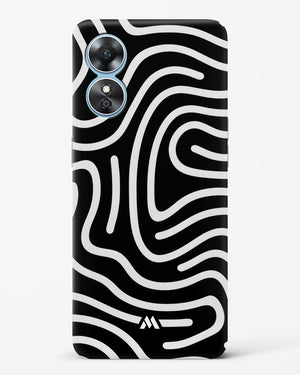 Monochrome Maze Hard Case Phone Cover-(Oppo)