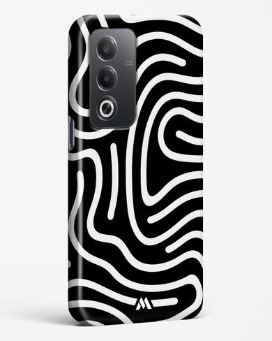 Monochrome Maze Hard Case Phone Cover (Oppo)