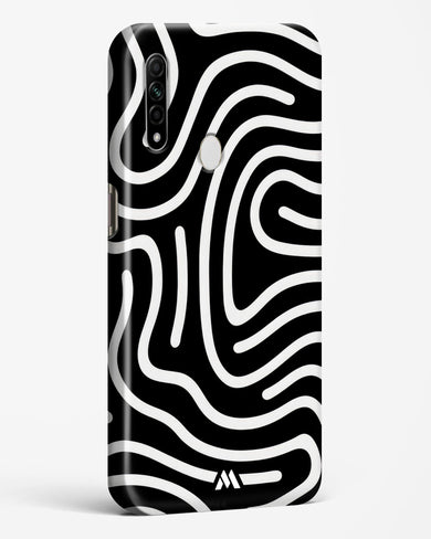 Monochrome Maze Hard Case Phone Cover (Oppo)