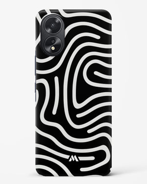 Monochrome Maze Hard Case Phone Cover (Oppo)