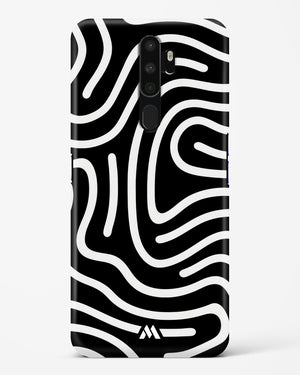 Monochrome Maze Hard Case Phone Cover (Oppo)