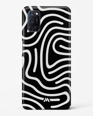 Monochrome Maze Hard Case Phone Cover-(Oppo)