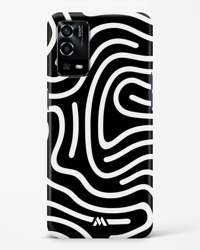 Monochrome Maze Hard Case Phone Cover (Oppo)