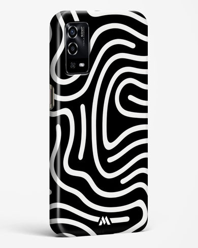Monochrome Maze Hard Case Phone Cover (Oppo)