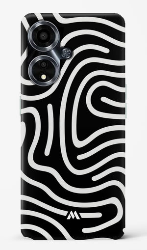 Monochrome Maze Hard Case Phone Cover (Oppo)