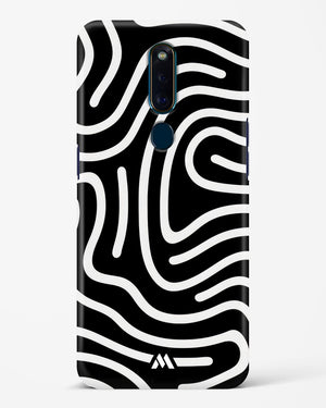 Monochrome Maze Hard Case Phone Cover (Oppo)