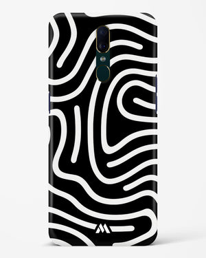 Monochrome Maze Hard Case Phone Cover (Oppo)