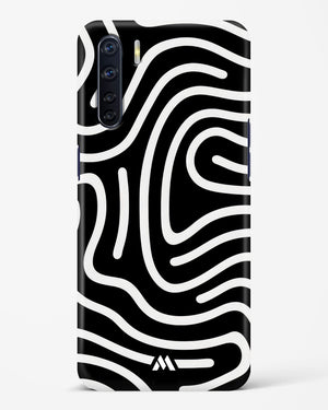 Monochrome Maze Hard Case Phone Cover-(Oppo)