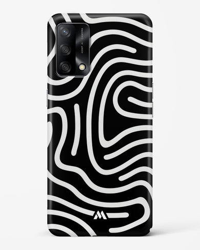 Monochrome Maze Hard Case Phone Cover-(Oppo)