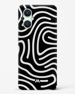 Monochrome Maze Hard Case Phone Cover-(Oppo)