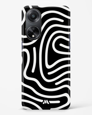 Monochrome Maze Hard Case Phone Cover (Oppo)