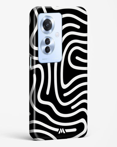 Monochrome Maze Hard Case Phone Cover (Oppo)
