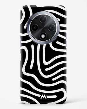 Monochrome Maze Hard Case Phone Cover (Oppo)