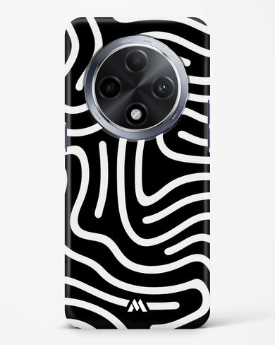 Monochrome Maze Hard Case Phone Cover (Oppo)