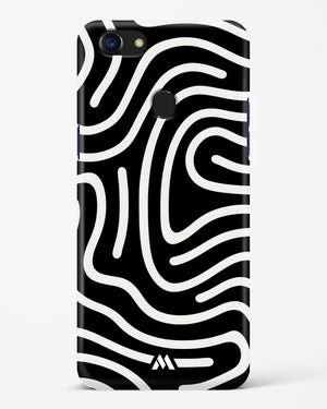 Monochrome Maze Hard Case Phone Cover-(Oppo)