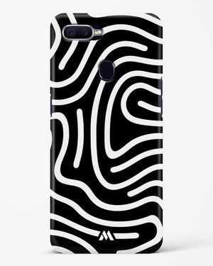 Monochrome Maze Hard Case Phone Cover-(Oppo)