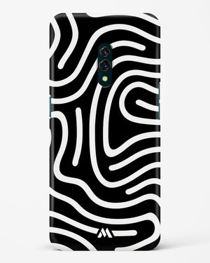 Monochrome Maze Hard Case Phone Cover (Oppo)