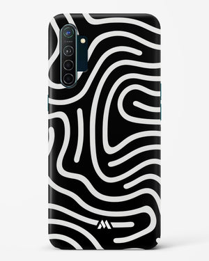 Monochrome Maze Hard Case Phone Cover-(Oppo)